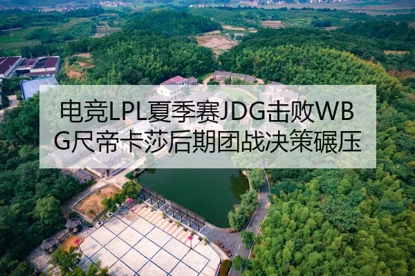 电竞LPL夏季赛JDG击败WBG尺帝卡莎后期团战决策碾压